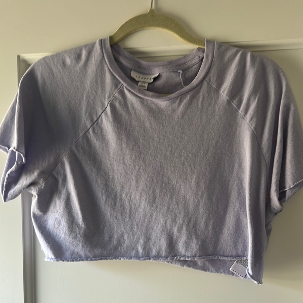 Lavender Cropped T-Shirt